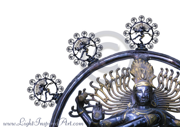 Shiva Nataraja, the Lord of the Cosmic Dance and the One who Reveals the Secret of Self recognition.  Detail of the full image.